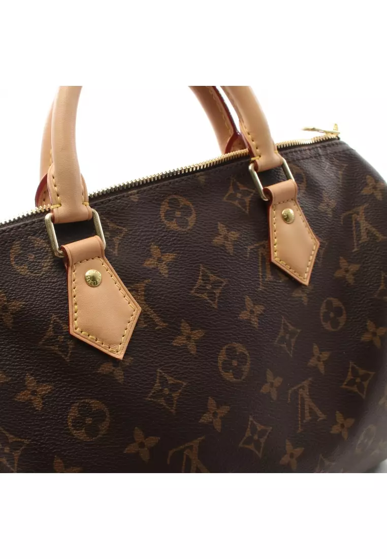 LOUIS VUITTON Speedy Bandouliere 30 2Way Hand Bag Monogram Brown