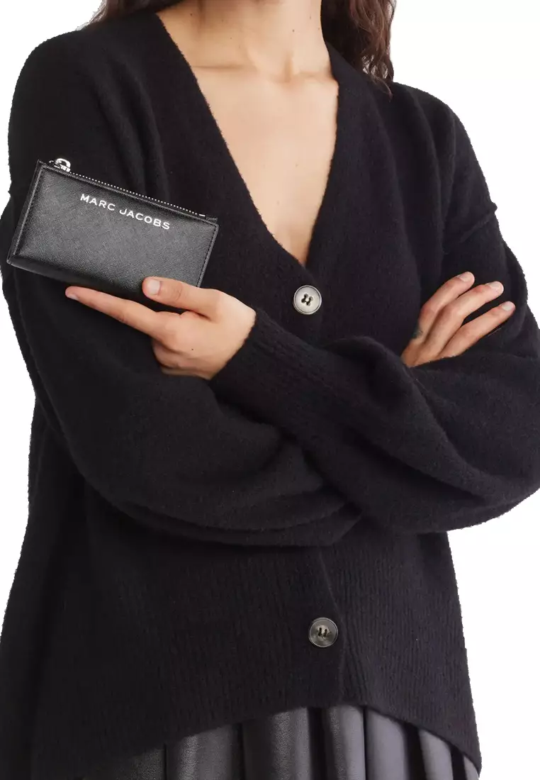 Trademarc Medium Flat Wallet - Black 4P4SMP026S02