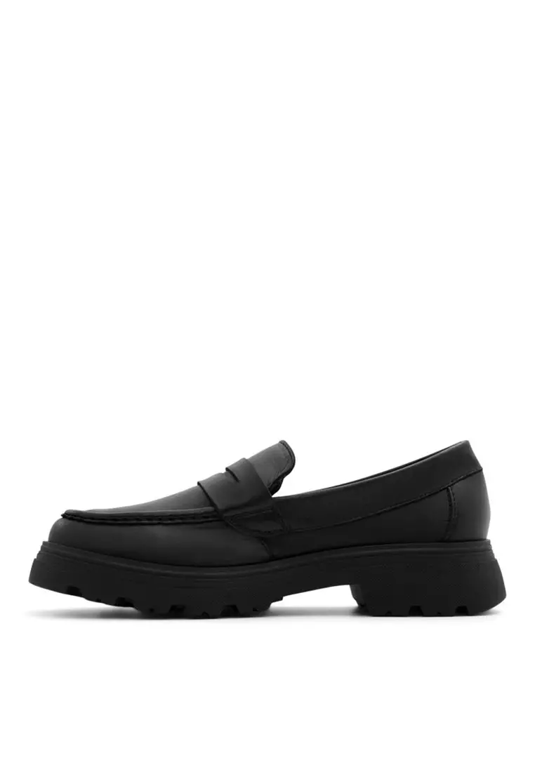 Aldo black loafers womens new arrivals