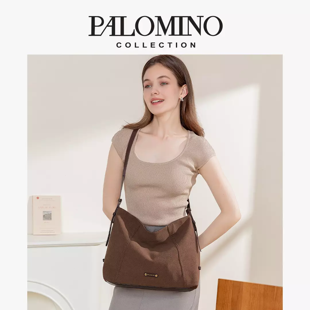 Palomino Givana Shoulderbag Wanita Warna Espresso