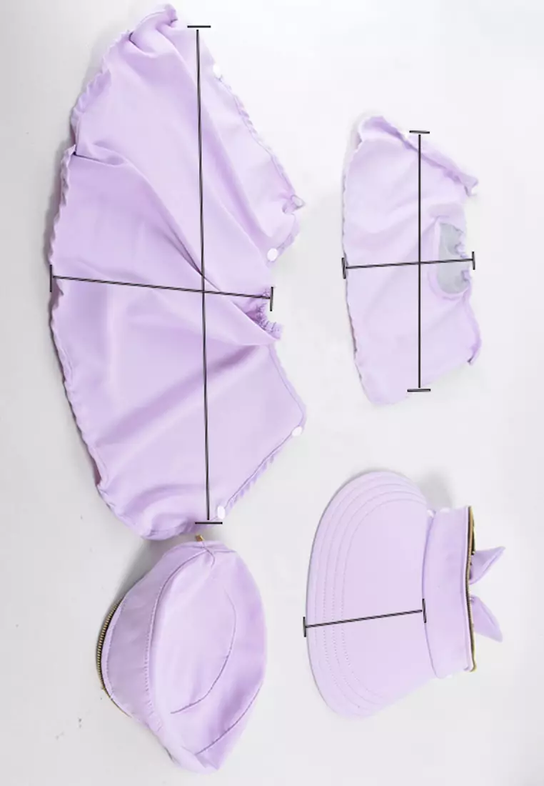 Multi -purpose four -piece shading cap