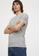 H&M grey Round-Necked T-Shirt Slim Fit 2A3C3AA6B44A22GS_1