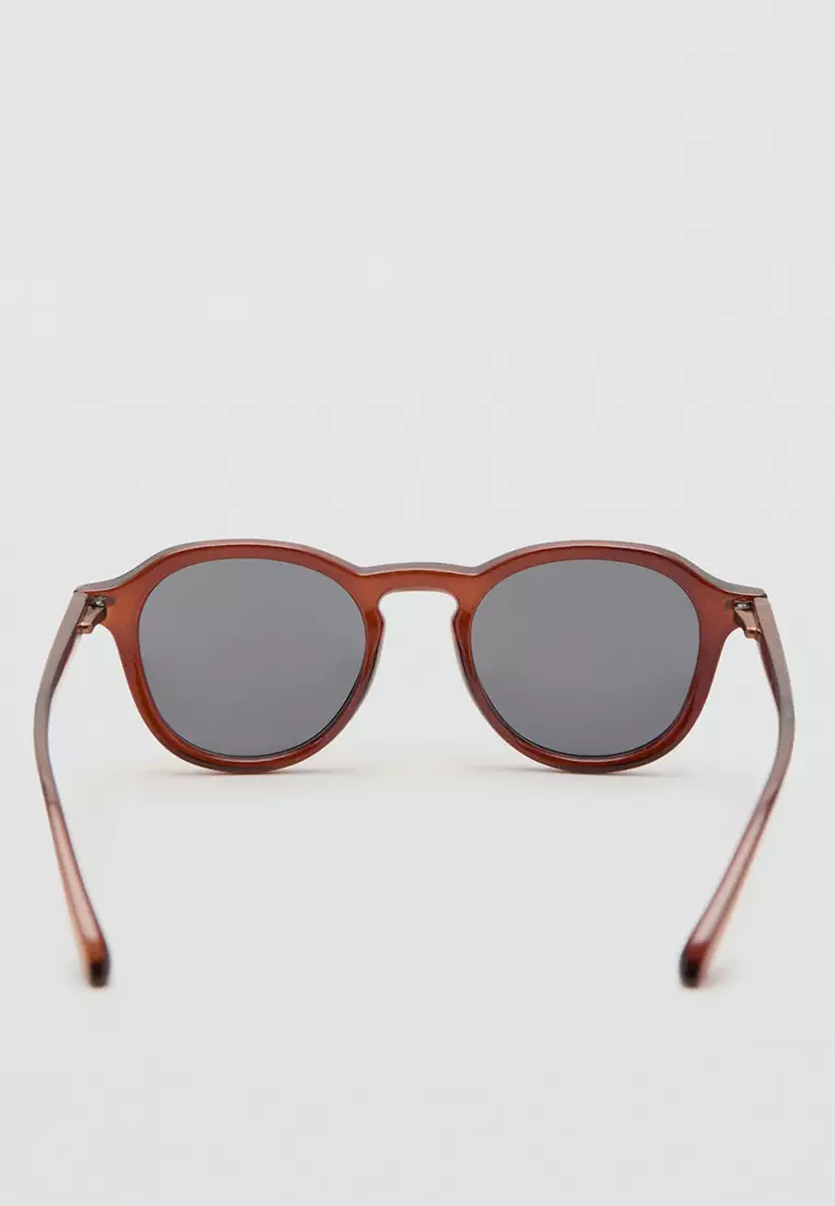 Semi-Transparent Frame Sunglasses