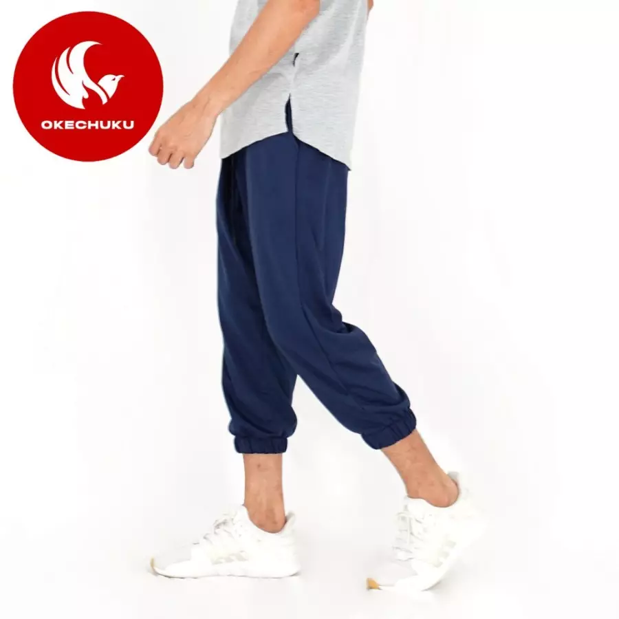 OKECHUKU Bahri Celana Jogger Sirwal Joger Celana 3/4 Skinny Slimfit Pangsi Joger