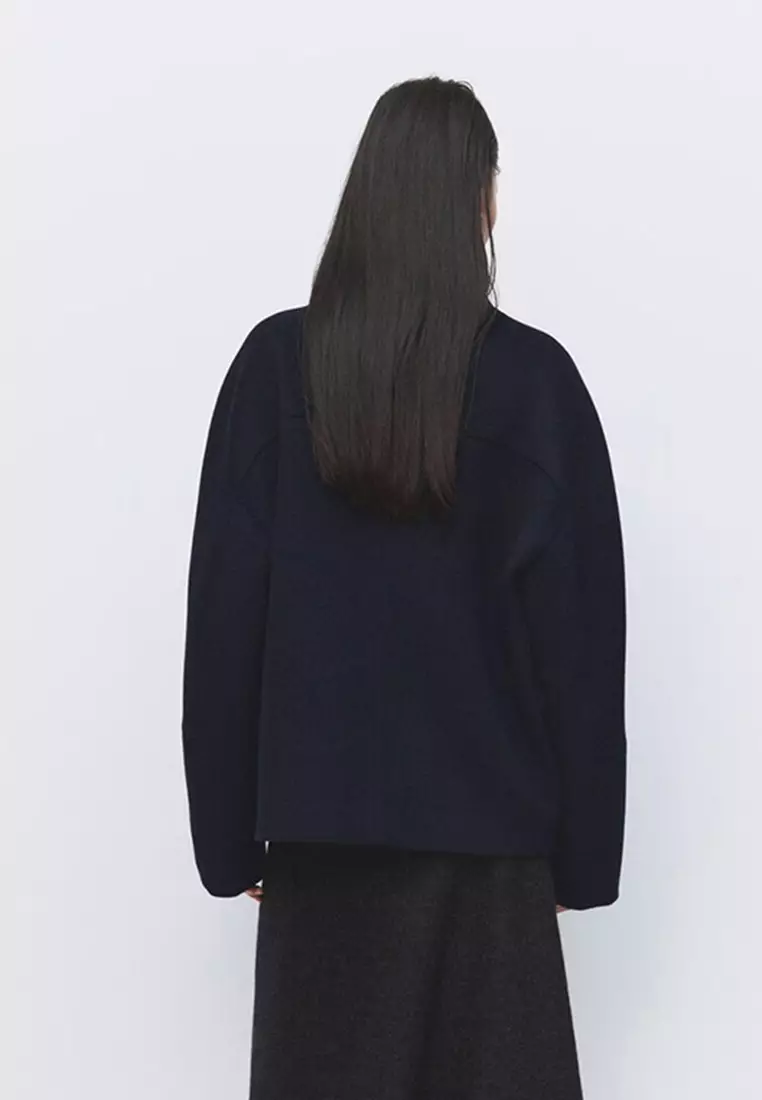 Funnel-Neck Coat