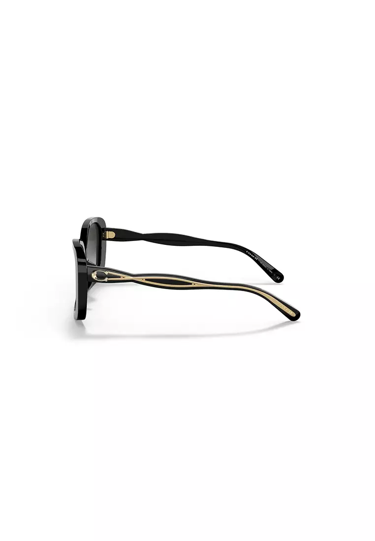 Coach sunglasses with butterfly on side online
