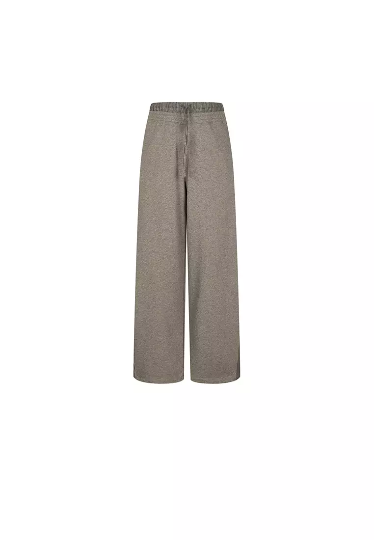 100% Cotton Banana Pants with Topstitched Hem