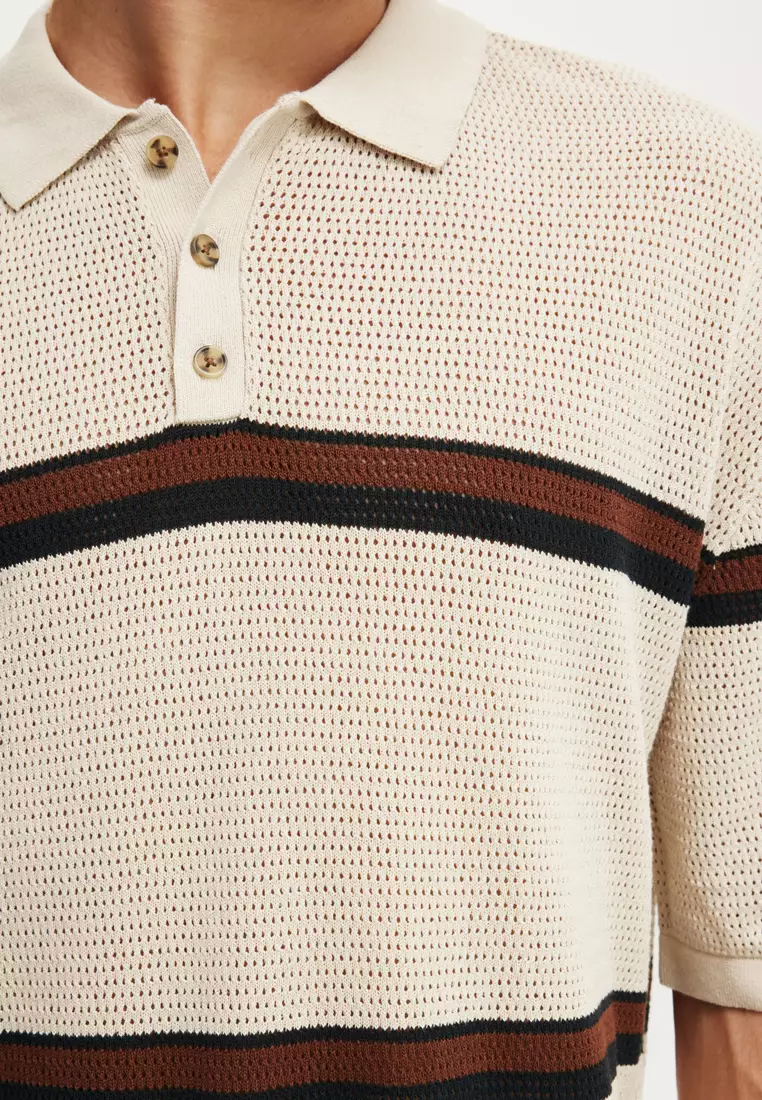 Knitted Polo Shirt