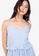 ZALORA BASICS blue Lace Up Back Mini Dress DDC79AA4555AA3GS_3