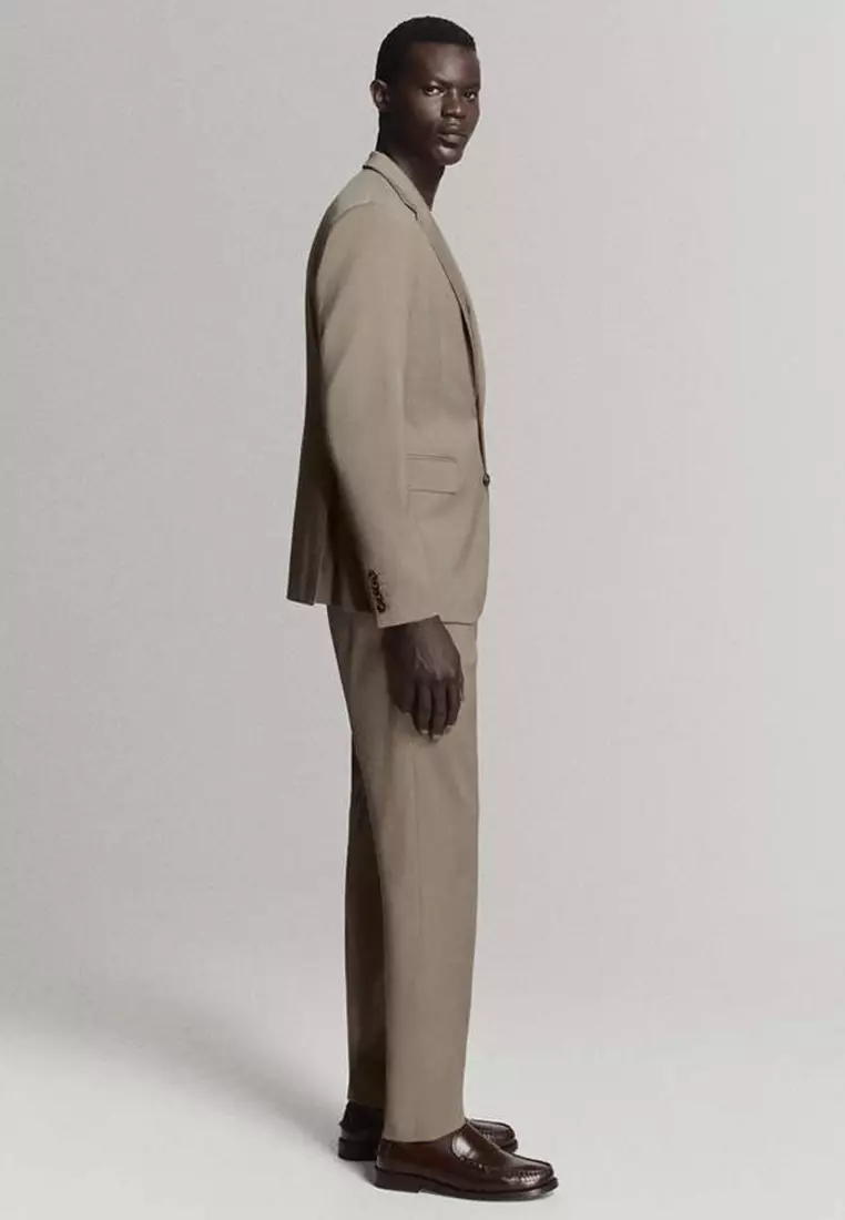 Milan Slim-Fit Suit Trousers