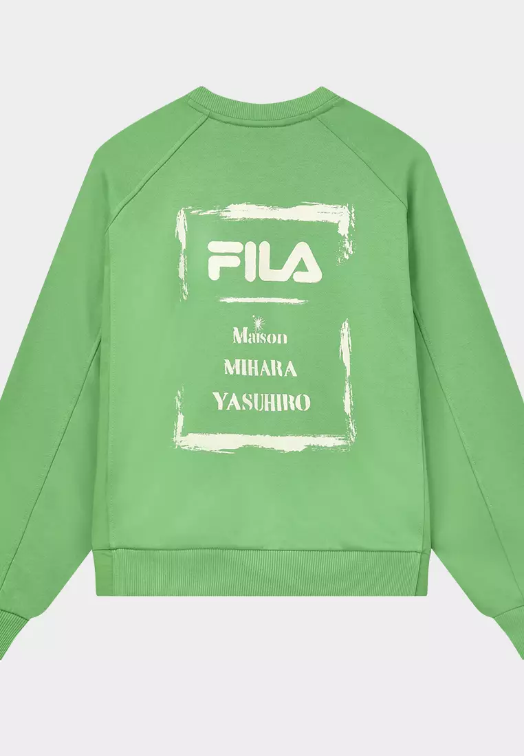 Buy FILA FILA CORE x MIHARA Women's HARAJUKU WONDER Sweat in Green 2023  Online | ZALORA Singapore
