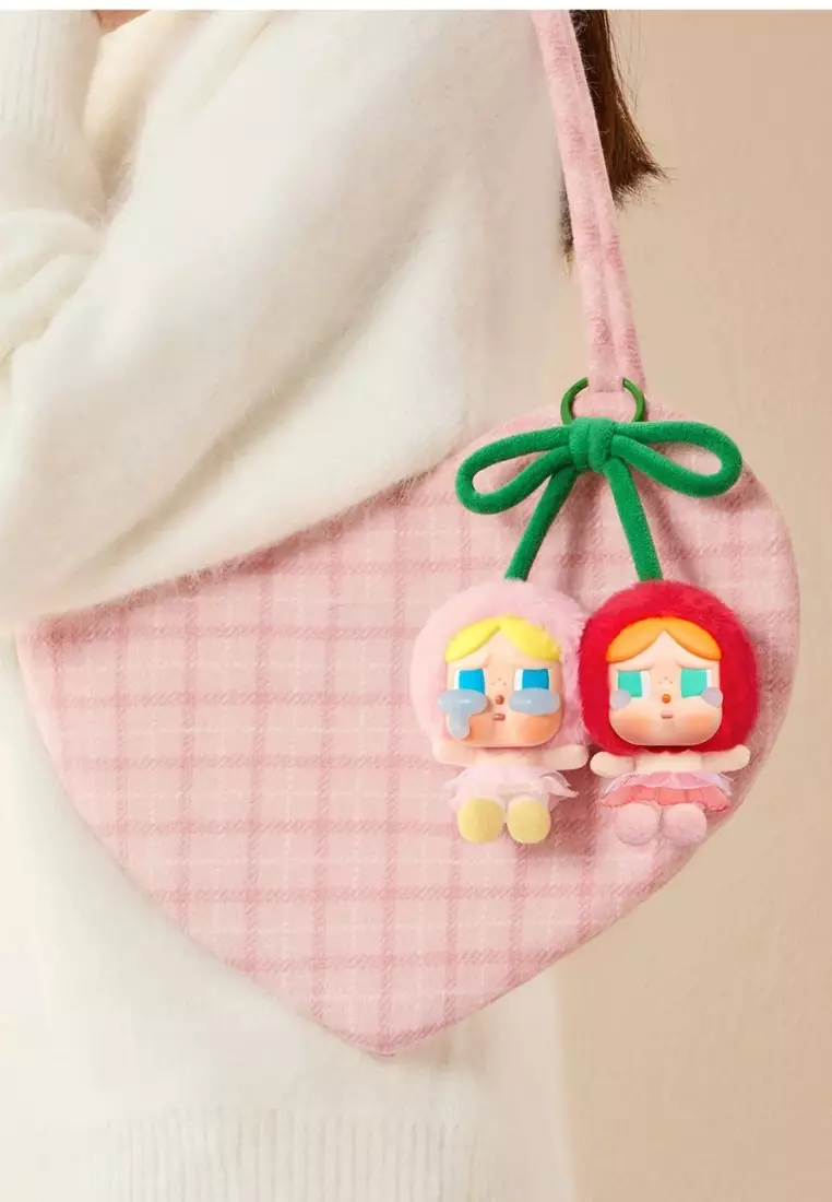 Pop Mart CRYBABY Crying For Love Series-Vinyl Plush Hanging Card (Love You Cherry Much)