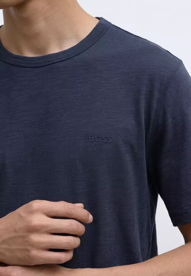 Logo Cotton Jersey T-Shirt - BOSS Orange