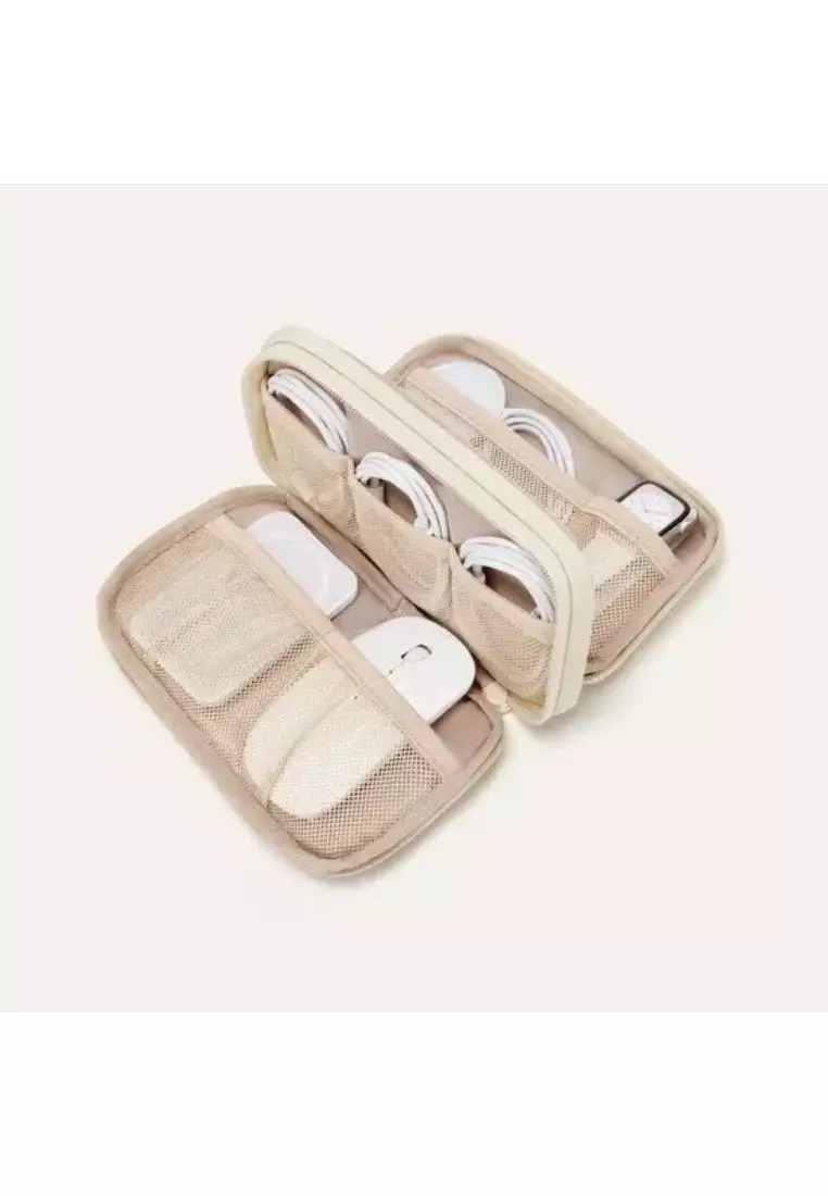 Bagsmart Bubble Electronic Organizer (Beige)