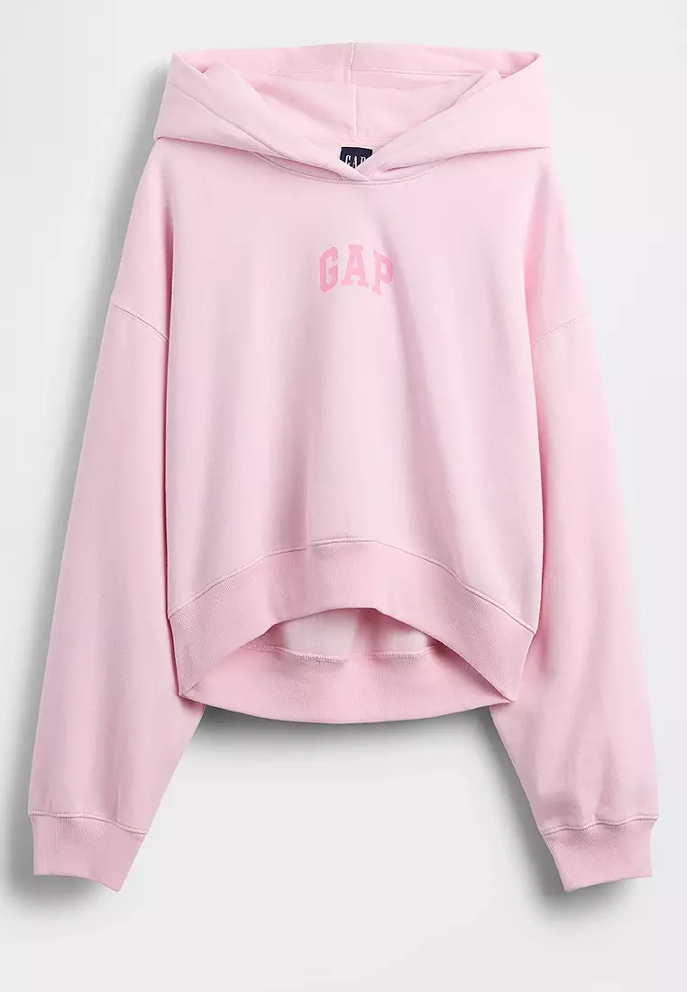 Vintage Soft Crop Logo Hoodie