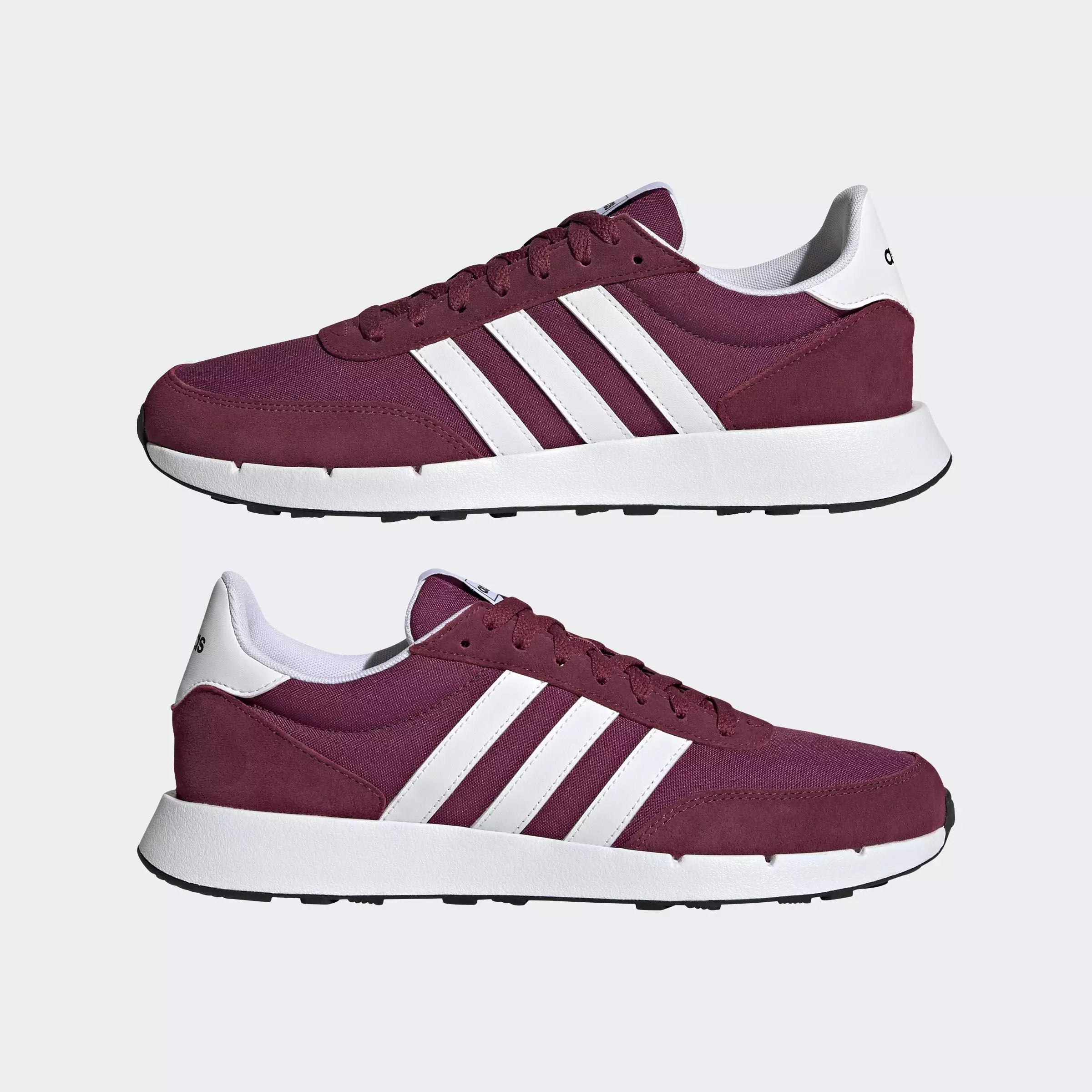Lifestyle Run 60s 2.0 Shoes Men Burgundy H00355
