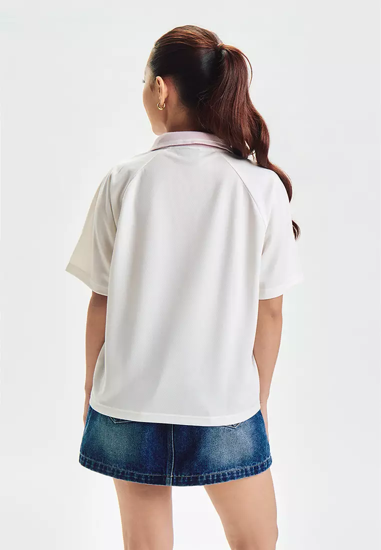 Hustle Loose Mesh Polo