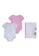 Nike pink Nike Unisex Newborn's Milestone Bodysuit & Blanket Set (0 - 12 Months) - Pink 68DB5KAC34A26BGS_2
