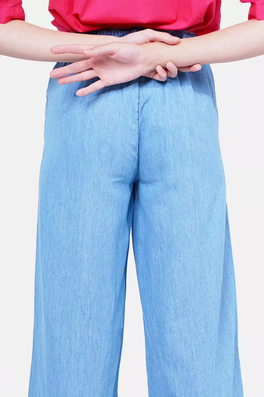 Celana Jeans Wanita Alexa Light Blue Chambray