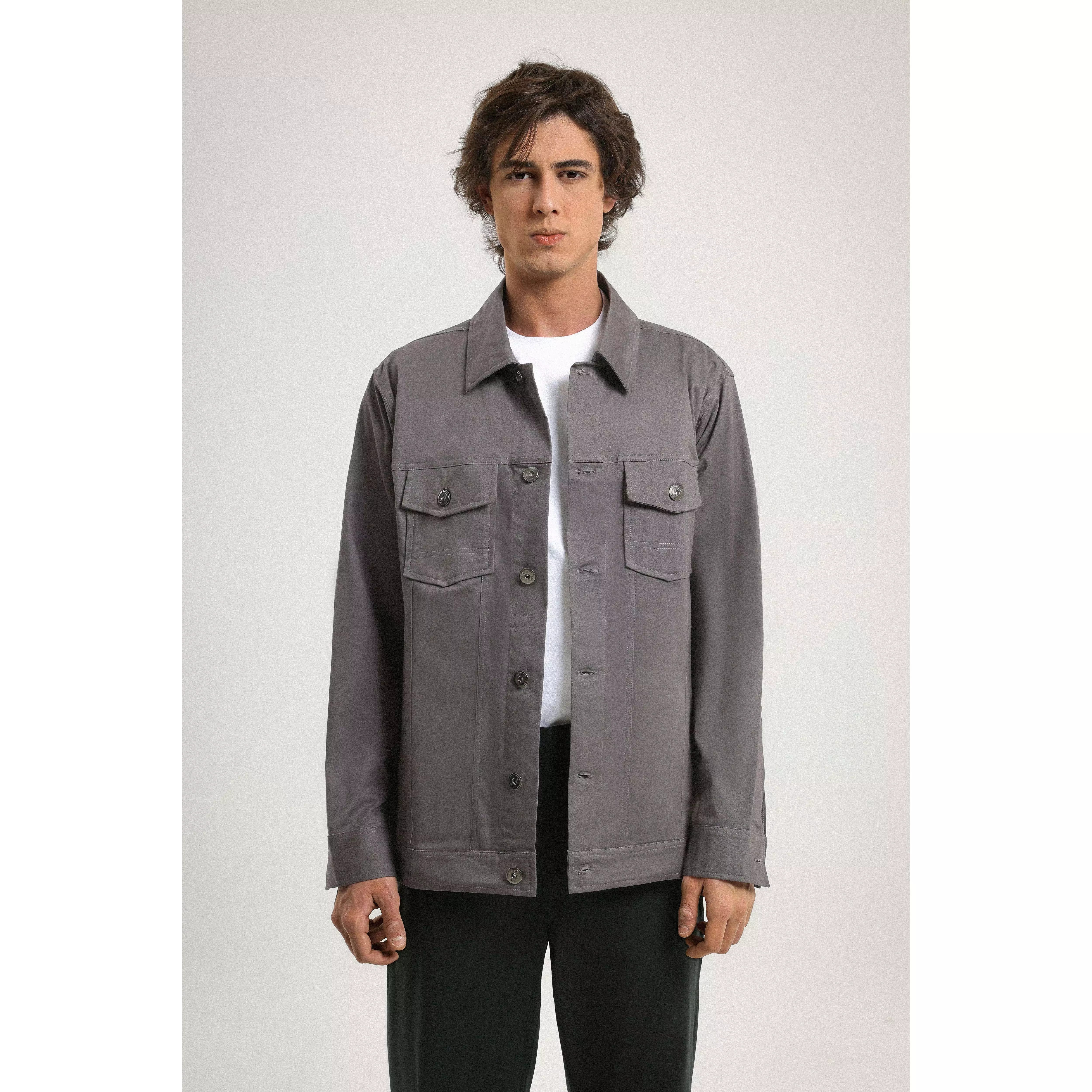 MASU 22AW FUTURE LAYERED JACKET 44 GRAY MASU 22AW FUTURE LAYERED