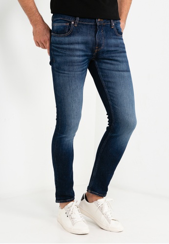 guess blue pants