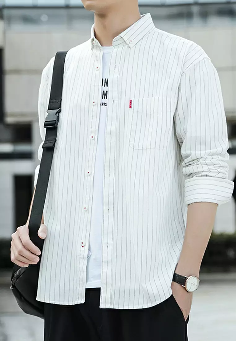 Slim Stripe Long Sleeved Shirt C1620