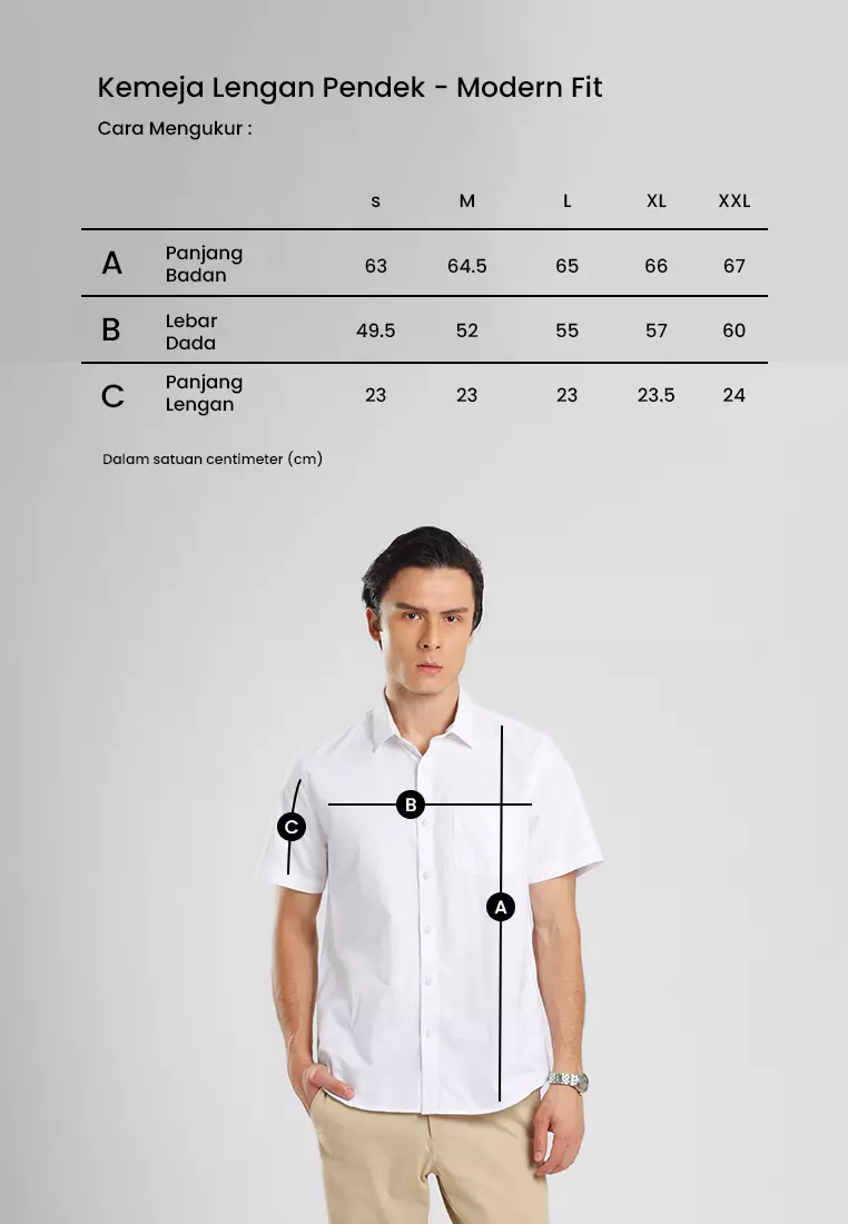 MANZONE - Kemeja Oxford Quick Dry Lengan Pendek Pria Jaxen 06 Modern Fit - Black Warna Black