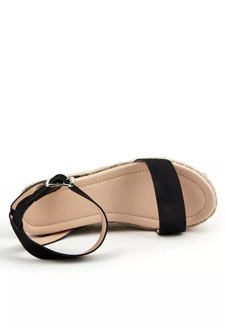 PU Straps Wedge Espadrilles WTY8901-5