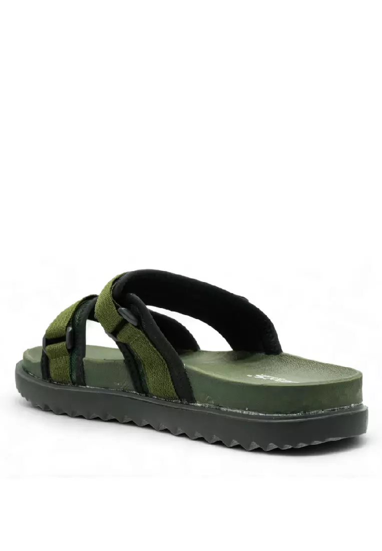 Men Slip On Faux Leather Classic Casual Sandals - 240441248