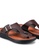 Louis Cuppers brown Toe Post Sandals 2A4A2SHCA9B0DCGS_3