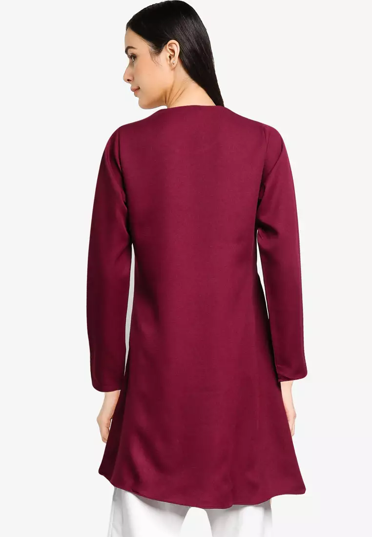 Buy Aqeela Muslimah Wear Piping Blouse Online ZALORA Malaysia