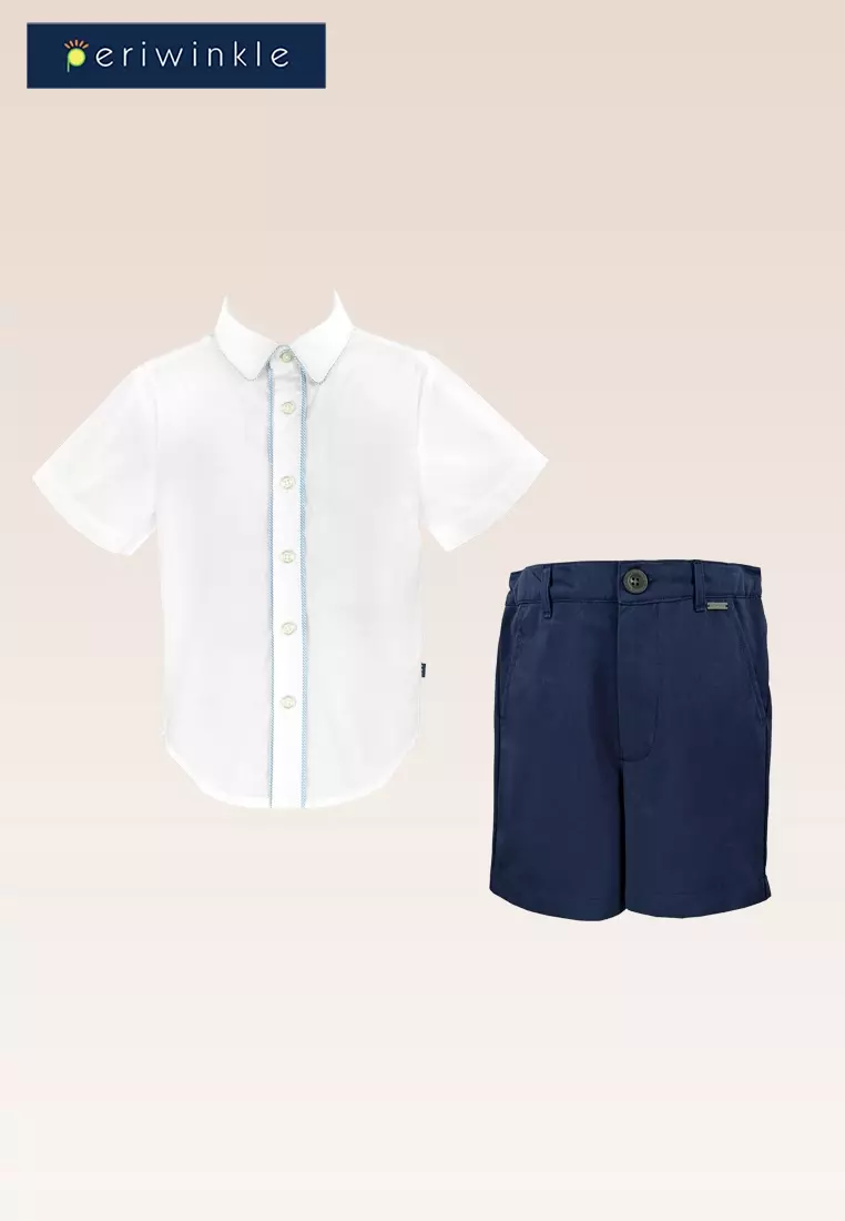 Nemo Boys Top and Shorts Set with Bowtie and Belt