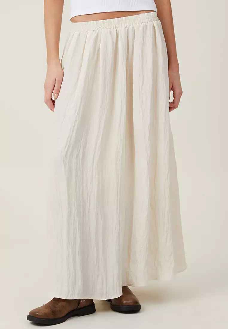 white cotton maxi skirts cheap