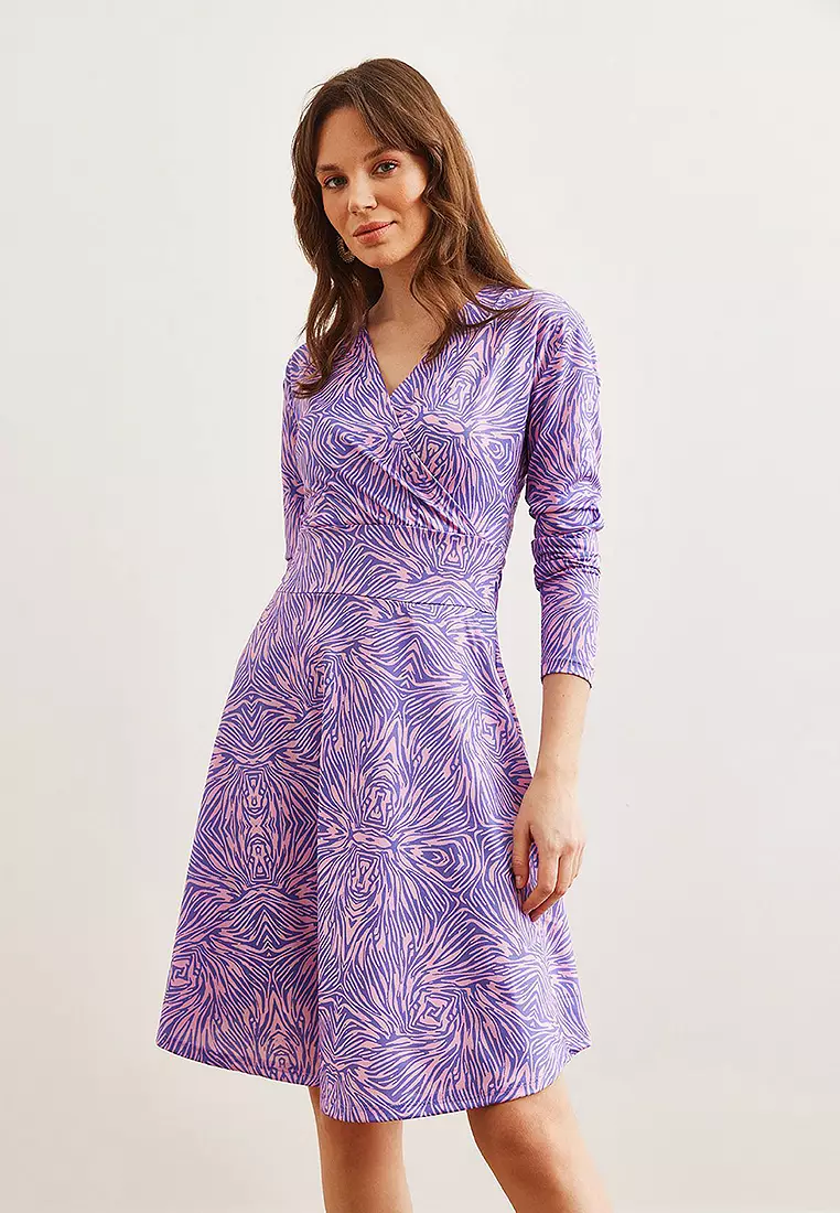 Double-Breasted Knitted Dress