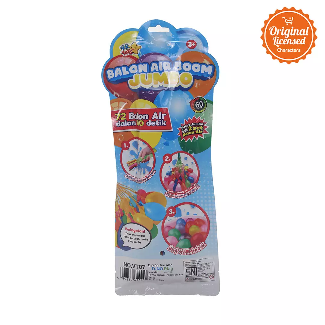 Mainan Balon Air Boom Jumbo 72Pcs Dalam 60 Detik