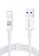 BAVIN white BAVIN CB261 12W PD Fast Charging Durable Data Cable 1.2 Meter Cable Wire Length for 1 Meter For IPhone iOS 9FB51ES442DE08GS_1