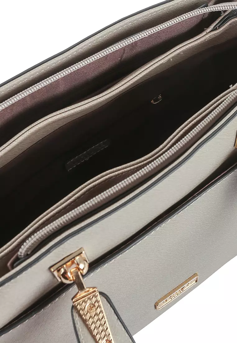 Saffiano Convertible Satchel