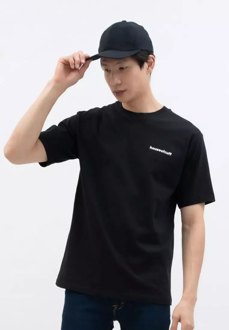 Houseofcuff T-shirt Kaos Hitam Motif Bangau Laut Tersedia Size S-4XL