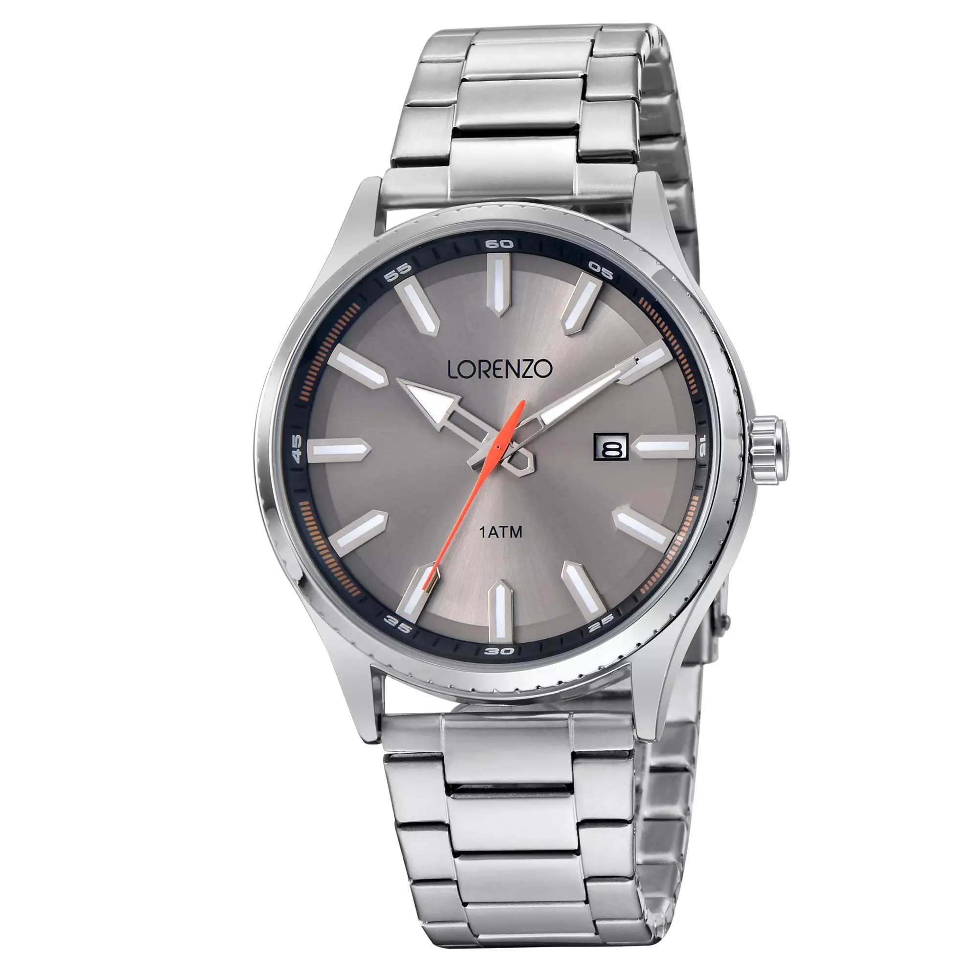 Jam Tangan LORENZO 6102 Rantai Stainless Original
