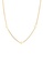 Elli Jewelry gold Necklace Platedlet Circle Coin Boho Minimal Basic 375 Yellow Gold 45303AC8698FE0GS_1