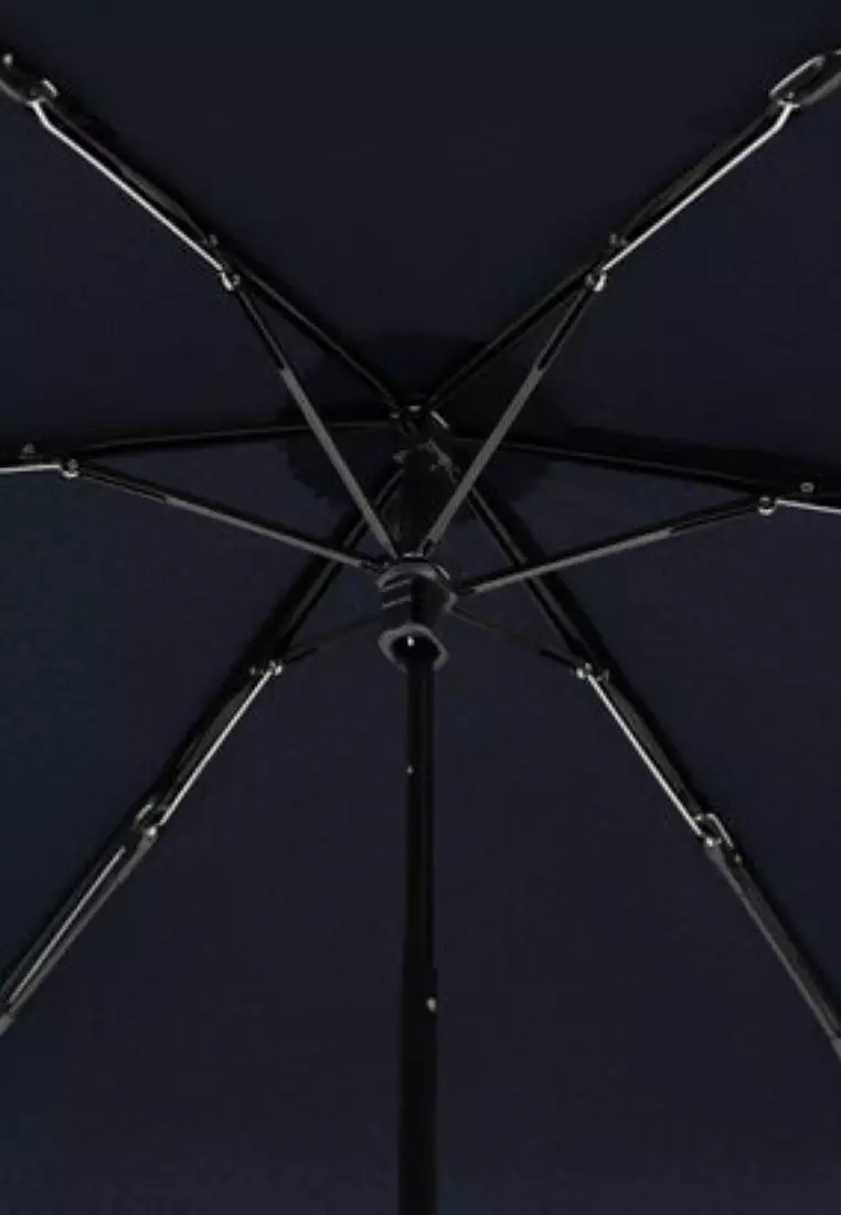 Knirps US.050 Ultraslim Manual (UV Protection) - Black / Black Inner Coating