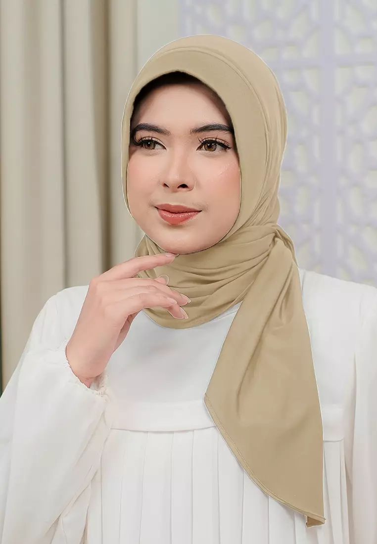 HIJAB INSTAN SOFTPAD AMEENA - NUDE