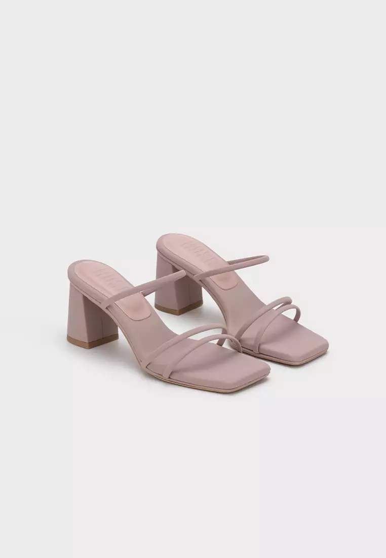 CLOUDFOAM STRAPPY BLOCK HEEL SLIDE