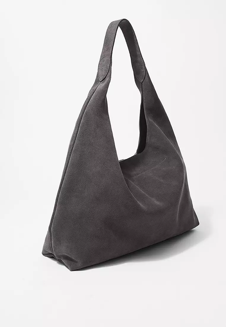 Large Suede Tote Bag