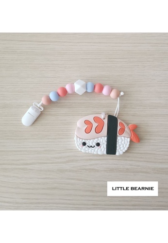 Little Bearnie multi Baby Teething Clip Set - Kawaii Ebi Sushi 6E45DES6F772E3GS_1