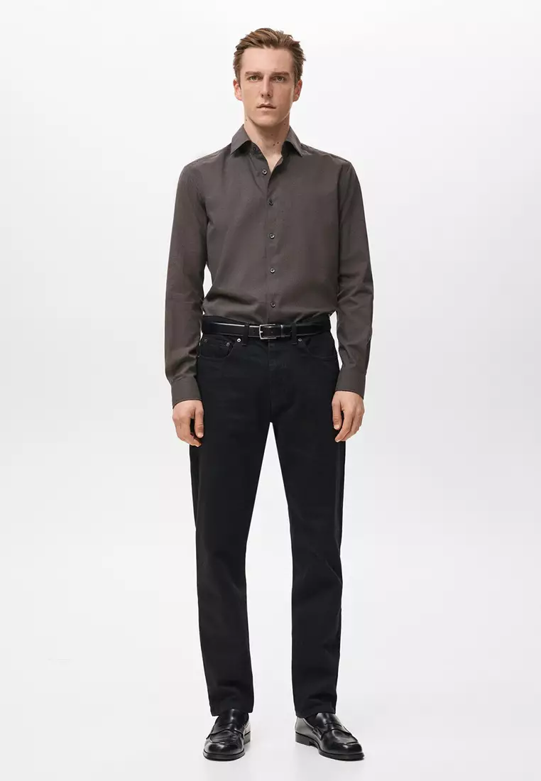 100% Cotton Regular-Fit Striped Shirt