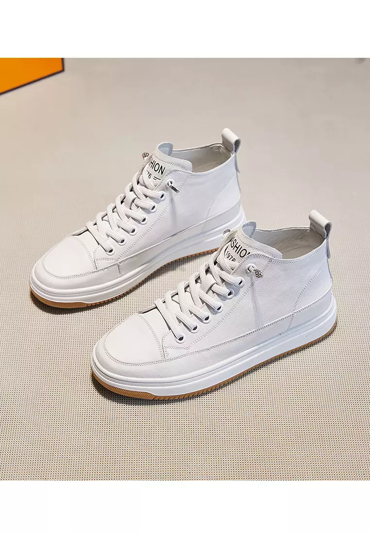 High-top Casual Leather Sneakers RX9303