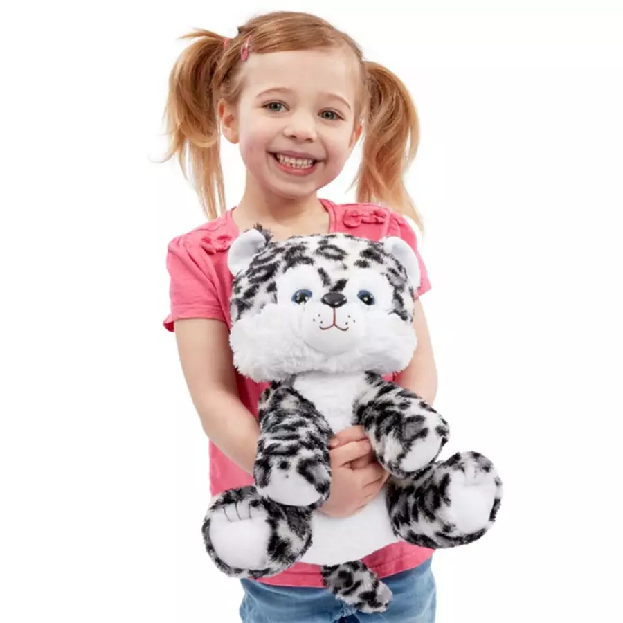 Addo Snuggle Buddies 20 - 70cm - Mainan Boneka Hewan Lembut Anak Bayi (Snow Leo)
