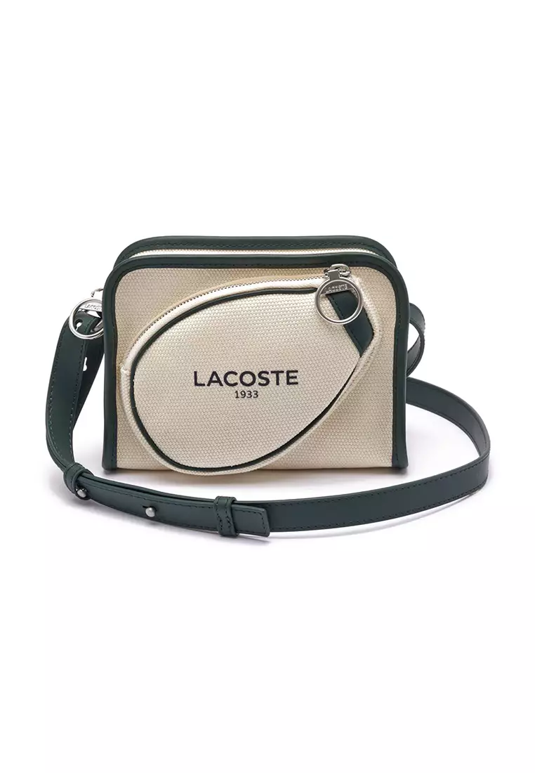 Lacoste Women`s Chantaco Leather Crossover Bag - Square Format