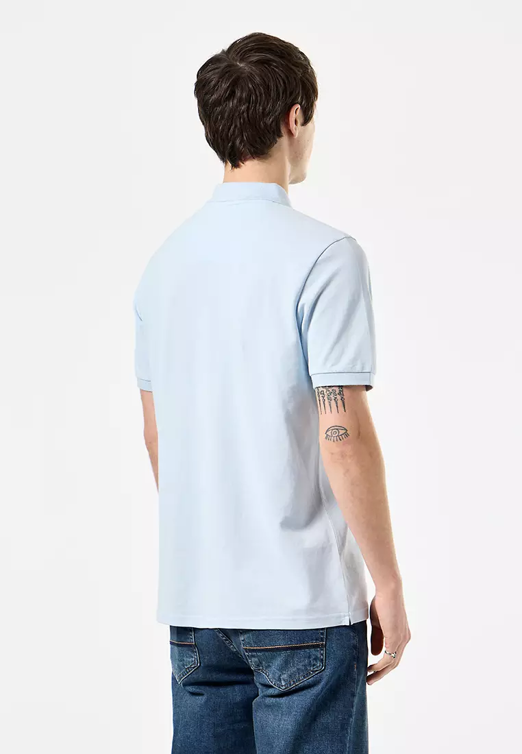 MENS OCEAN WAVE CANEIROS BADGE POLO